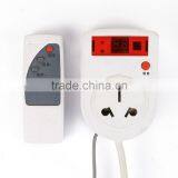 Wall Plug & Play Intelligent Digital Thermostat With Remote Controller