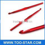 Multicolor Metal Handle Aluminum Crochet Hooks Knit Needles Crochet Hooks thumbnail-1