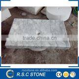 Customized Carrara White Marble Wash Basin thumbnail-1