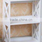 White 3-Shelf Shelving Unit, 40cm Width x 60cm Height x 27cm Depth thumbnail-1