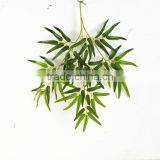 SJ070909 Silk Print Decorative Bamboo Tree Leaves for Garden Arrangement thumbnail-5