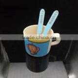 Eco Friendly Biodegradable Bamboo Fibre Plant Fibre Kid's Dinnerware Set thumbnail-5