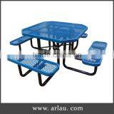 Arlau Metal Rectangle Patio Table thumbnail-1