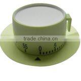 Coffee Cup Shape Plastic Mechanical Timer/kitchen Sound Timer