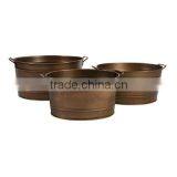 Antique French Style Metal Planters thumbnail-1