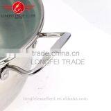 5pcs High Quality Stainless Steel Big Soup Pot Set/camping Cookware thumbnail-3