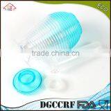 NBRSC Set of 5 Piece Plastic ps Cold Water Kettle Spiral Drinking Water Jug Tea Pot Water Jug With Cups thumbnail-3