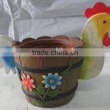 Colorful Garden Balcony Fiberglass Animal Shape Planters Pot thumbnail-1