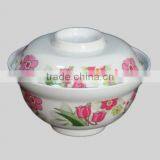 Melamine Soup Bowl With Lid thumbnail-1