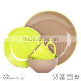 Ceramic Dinner Set/Two-tone Glazed Stoneware Dinnerware thumbnail-1