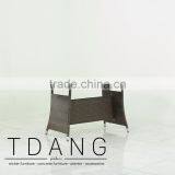 Salinas Console Wicker Table- Outdoor Rattan Console Table thumbnail-1