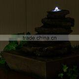 Cascading Rocks Tabletop Fountain With LED Lights thumbnail-5
