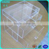 Pop Clear Acrylic Cosmetic Jewelry Display Organizer Box With 7 Drawers& Top Lid thumbnail-6