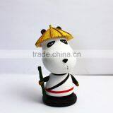 Polyresin Cartoon Panda Bobble Head for Sale thumbnail-2