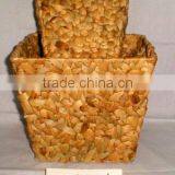 Grass Woven Planter Baskets thumbnail-3