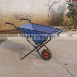 WB0400 Portable Lightweight Garden Trash Folding Fabric Wheelbarrow thumbnail-2