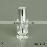 cheap 10ml clear glass nail polish remover bottle with cap and brush free samples