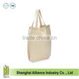 Eco-Friendly School Carrying Books Cotton Plain Shoulder Tote Bag thumbnail-1