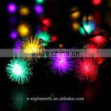 2016 New Hot Sale 4.8m 20Led Chuzzle Solar Fairy String Lights Christmas Lights String for Outdoor Gardens Christmas Party Decor thumbnail-1