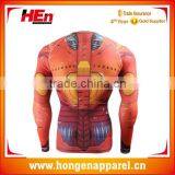 Hongen Apparel 2015 High Quality Compression Wear&new Arrival All Over Sublimation Printing T-shirt&nice Rash Gaurd thumbnail-2