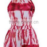 Fashion Summer Sexy Printing Playsuit for Tie Dye Pattern thumbnail-2