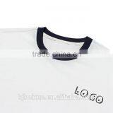 Custom Printed Branded Cotton White New Model Men's T-shirt With Logo thumbnail-3