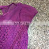 Girls' Stocklots Latest Designs Purple Fancy Party Dress thumbnail-3