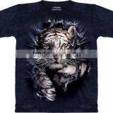 High Quality Black Short Sleeve Print 100% Cotton Men Custom t Shirt Printing thumbnail-3