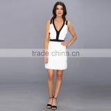 2016 Hot Sale Knee Length Patterns, Loose Dress, Dress Designs Fat Ladies thumbnail-4