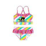Top Selling Bright Green Baby Girl Swim Suits Swimwear thumbnail-5
