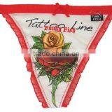 Girl on Fire! Super Sexy Ladies G-string Lingerie T Back With Metal Chain Ladies T Back Panty thumbnail-1