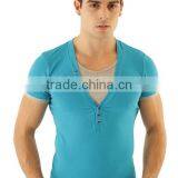 Custom Bulk V-neck Latest t Shirt Designs for Men thumbnail-1