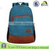 2014 Wholesale Custom Canvas Waterproof Backpack Travelling Sport Backpack thumbnail-2
