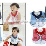 3 Colors Can Choose Baby Bibs/3 Layers Baby Bibs/superman Baby Bibs /in Stocked or OEM thumbnail-1