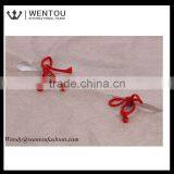 Wholesale Red Burlap Santa Tree Skirt thumbnail-4