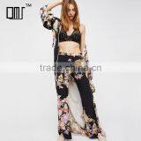 New Pattern Floral Flare Pants Alli Baba Com Ladies Bohemian Clothes thumbnail-1
