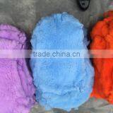 Wholesale Single Cream Color Ecru Beaver Rabbit Skin in Winter thumbnail-3