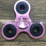 Fingertips Gyro Colorful Aluminum Alloy Big Three Round Bright Color Big Three Yuan Black Circle Finger Gyro Metal Gyro Decompre thumbnail-3