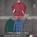 2016 High Quality 100% Cotton New Model Men Plaid Flannel Casual Shirt thumbnail-1