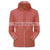 Man Red Color Wind Anti-UV Light Weight and UV Protection Skin Jacket thumbnail-1