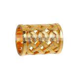Wholesale Cylinder Gold Plated Zinc Based Alloy Bails For Scarves thumbnail-3