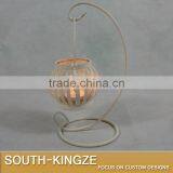 18.5cm Tall Mini Pumpkin Shape Iron Metal Lamp Stack thumbnail-5