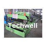 Color Steel Glazed Tile Roll Forming Machine With PLC Computer Control to Europe