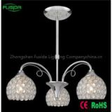 High quality led Crystal chandelier lighting in Chrome color