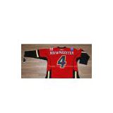 #4 Bouwmeester Flames red color nhl jersey