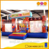 AOQI giant treasure hunt fun city inflatable funny kid inflatable combo with inflatable climbing wall in 2016