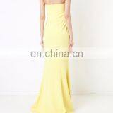 The Yellow Umbrella Skirts the Dress Strapless Long With Design Attend Dinner Party Special Formal Dress thumbnail-3