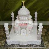 Indian Handcrafted Decorative Marble Taj Mahal Miniature thumbnail-1