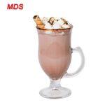 Europe and America Milk Shake Bottom Glass Coffee Cup With Handle