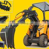 Hot Agricultural Garden Farm Machine Mini Loader Compact Wheel Loader thumbnail-5